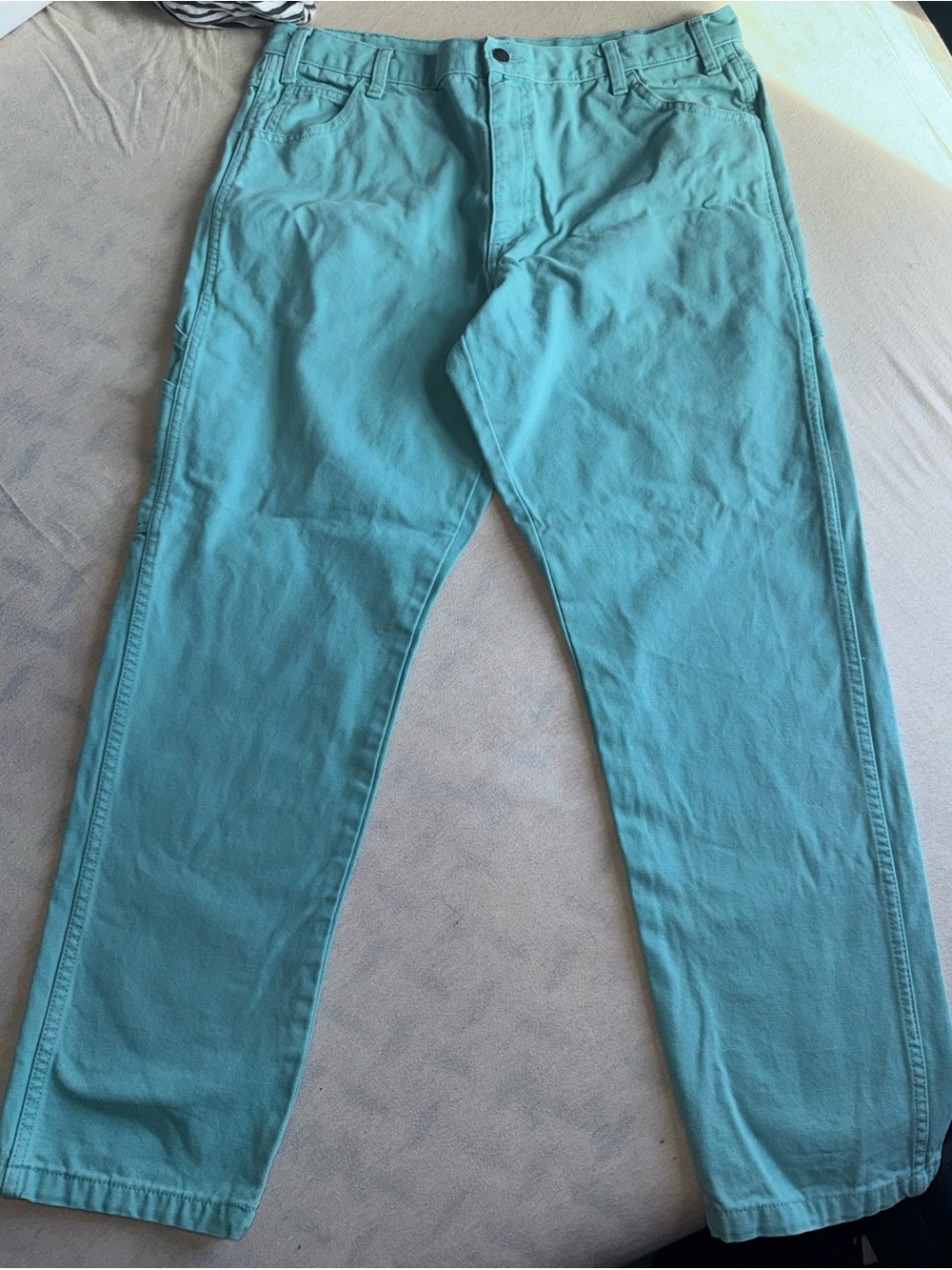 Dickies Tiffany Blue Cargo Work Pants 36x32